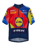 SANTINI Cycling short sleeve jersey - LIDL TREK 2025 - multicolour