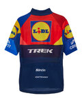 SANTINI Cycling short sleeve jersey - LIDL TREK 2025 - multicolour