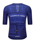 SANTINI Cycling short sleeve jersey - TDF ARRIVÉE ARC DE TRIOMPHE - blue