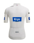 SANTINI Cycling short sleeve jersey - TOUR DE FRANCE - WHITE JERSEY - white