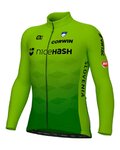 ALÉ Cycling winter long sleeve jersey - SLOVENIAN FEDERATION PRIME 2024 - green