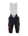 SANTINI Cycling bib shorts - TDF FAN BEST CLIMBER - black