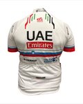 PISSEI Cycling short sleeve jersey - UAE TEAM EMIRATES 2024 CHAMPION SLOVENIA REPLICA JR - white