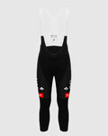 PISSEI Cycling long bib trousers - UAE TEAM EMIRATES - XRG 2025 REPLICA - white/black