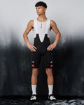 PISSEI Cycling bib shorts - UAE TEAM EMIRATES XRG 2025 - white/black