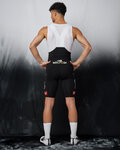 PISSEI Cycling bib shorts - UAE TEAM EMIRATES XRG 2025 - white/black