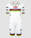 PISSEI Cycling skinsuit - TADEJ POGACAR WORLD CHAMP ROAD - white