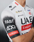 PISSEI Cycling short sleeve jersey - UAE TEAM EMIRATES 2025 REPLICA - white/black