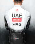 PISSEI Cycling winter long sleeve jersey - UAE TEAM EMIRATES - XRG 2025 REPLICA - white/black