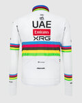 PISSEI Cycling summer long sleeve jersey - TADEJ POGACAR WORLD CHAMP REPLICA - white