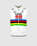PISSEI Cycling gilet - TADEJ POGACAR WORLD CHAMP - white