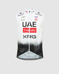 PISSEI Cycling gilet - UAE TEAM EMIRATES 2025 - white/black