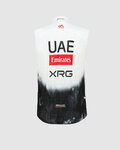 PISSEI Cycling gilet - UAE TEAM EMIRATES 2025 - white/black