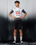 PISSEI Cycling gilet - UAE TEAM EMIRATES 2025 - white/black