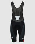 PISSEI Cycling bib shorts - UAE TEAM EMIRATES 2025 REPLICA - black