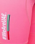 PISSEI Cycling bib shorts - UAE TEAM EMIRATES 2024 REPLICA SANREMO - GIRO 24 - pink