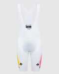 PISSEI Cycling bib shorts - UAE TEAM EMIRATES 2024 REPLICA SANREMO - GIRO + TOUR 24 - white/pink/yellow