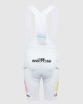 PISSEI Cycling bib shorts - UAE TEAM EMIRATES 2024 REPLICA SANREMO - GIRO + TOUR 24 - white/pink/yellow