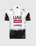PISSEI Cycling short sleeve t-shirt - UAE TEAM EMIRATES 2025  - white/black