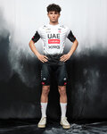 PISSEI Cycling short sleeve t-shirt - UAE TEAM EMIRATES 2025  - white/black