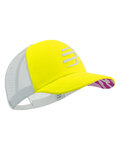 COMPRESSPORT Cycling hat - TRUCKER CAP - yellow/grey