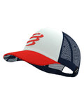 COMPRESSPORT Cycling hat - TRUCKER CAP - blue/white/red