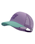 COMPRESSPORT Cycling hat - TRUCKER CAP - purple/light green