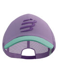 COMPRESSPORT Cycling hat - TRUCKER CAP - purple/light green