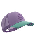 COMPRESSPORT Cycling hat - TRUCKER CAP - purple/light green