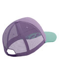 COMPRESSPORT Cycling hat - TRUCKER CAP - purple/light green