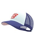 COMPRESSPORT Cycling hat - TRUCKER CUP - blue/white