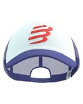 COMPRESSPORT Cycling hat - TRUCKER CUP - blue/white