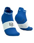 COMPRESSPORT Cycling ankle socks - PRO RACING SOCKS V4.0 RUN - blue