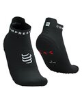 COMPRESSPORT Cycling ankle socks - PRO RACING SOCKS V4.0 RUN - black