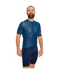 HOLOKOLO Cycling short sleeve jersey - TEST - blue