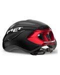 MET Cycling helmet - STRALE - black/red