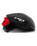 MET Cycling helmet - STRALE - black/red