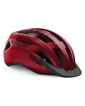 MET Cycling helmet - ALLROAD  - red/black