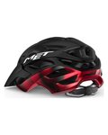 MET Cycling helmet - VELENO - black/red