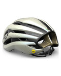 MET Cycling helmet - TRENTA 3K MIPS - ivory/gold