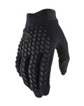 100% SPEEDLAB Cycling long-finger gloves - GEOMATIC - black/grey