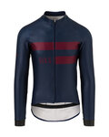 AGU Cycling windproof jacket - SIX6 - blue/bordeaux