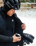 AGU Cycling thermal jacket - DEEP WINTER HEATED - black