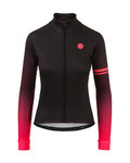 AGU Cycling thermal jacket - GRADIANT TREND LADY - red/bordeaux