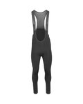 AGU Cycling long bib trousers - ESSENTIAL WINDPROOF  - black