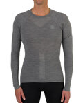 AGU Cycling long sleeve t-shirt - WINTERDAY MERINO - grey