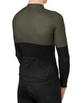 AGU Cycling winter long sleeve jersey - DUO WINTER - black/green