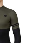 AGU Cycling winter long sleeve jersey - DUO WINTER - black/green