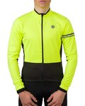 AGU Cycling thermal jacket - WINTER ESSENTIAL - black/yellow