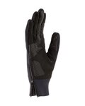 AGU Cycling long-finger gloves - NEOPRENE LIGHT+ZIP - black